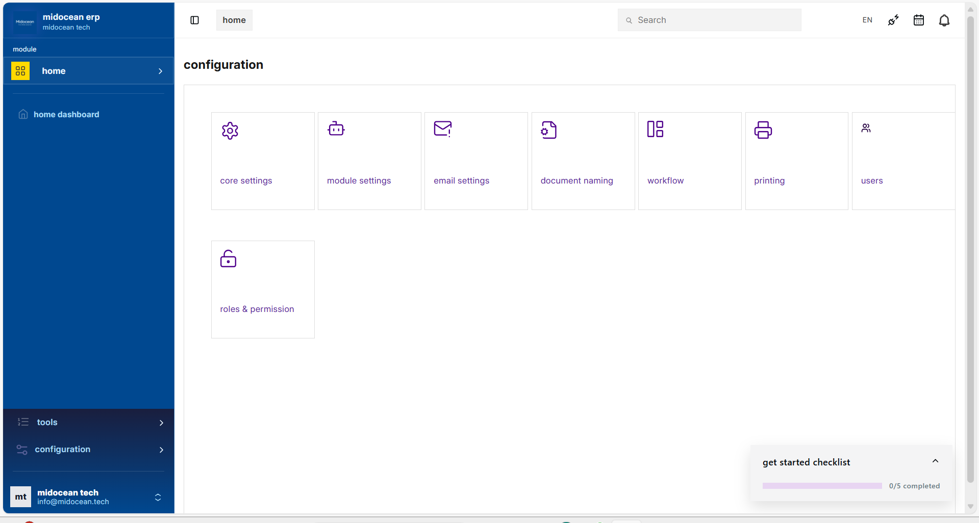 Configuration Settings